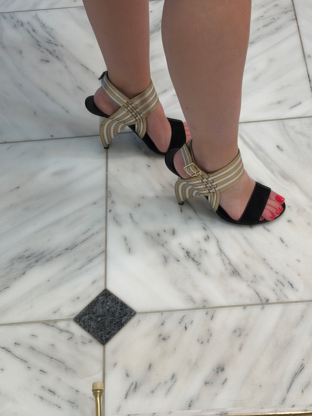 Salvatore Ferragamo Lenny Ankle Strap High Heel Sandals - Picture 6 of 14